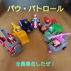 パウ・パトロール ベーシックスビークル フィギュア付　７個セット