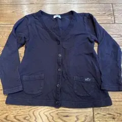 120cm 黒カーディガン