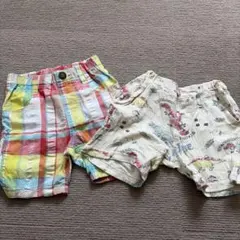 恐竜柄ショートパンツ2点セット