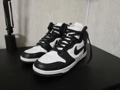 Nike Dunk Mid 26.5cm ブラック/ホワイト スニーカー