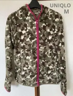 UNIQLO ユニクロ　レディース　パーカー　フリース　迷彩