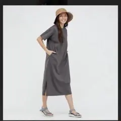 マーセライズコットンワンピース