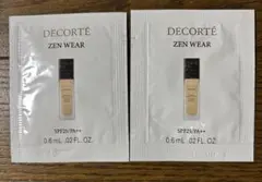 コスメデコルテ　ゼンウェアステイ　N22 N26 ファンデーション　サンプル❣️