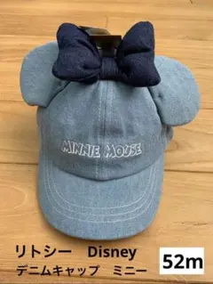 リトシー　ディズニー　ミニー　デニム　キャップ　新品タグ付き　しまむら限定②