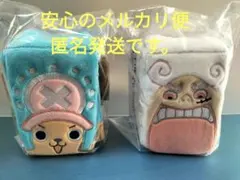 ワンピース一番くじ　E賞ぬいぐるみマルチカードケース2点セット　チョッパー・ニカ