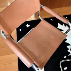 未使用デッドストック アッシュ材 ダイニングチェア ブルー モダン
