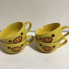 キイロイトリ　リラックマ スープマグ 4個セット ローソン限定のサムネイル