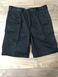 【ビームスの百名品】BEAMS コットンチノショーツ　ネイビー