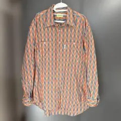 MISSONI CLUB 長袖シャツ オレンジ・ブルー