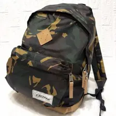 【希少】Eastpak Wyomingバックパック　レザーディテール　迷彩柄のサムネイル