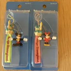 【新品】Tokyo Disneyland ミッキー ミニー ストラップセット