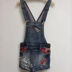 PINK LATTE デニムジャンバースカート (xs)