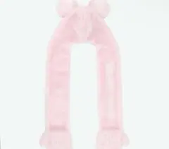 ディズニー　ファンキャップ　マフラー　ピンク