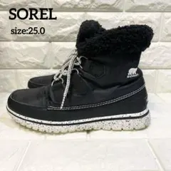 SOREL ソレル コージーカーニバル スノーブーツ 防水 ブラック 25.0