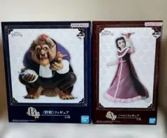 ディズニープリンセス ビースト と ベル フィギュアセット