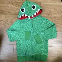 恐竜デザイン フード付きパーカー