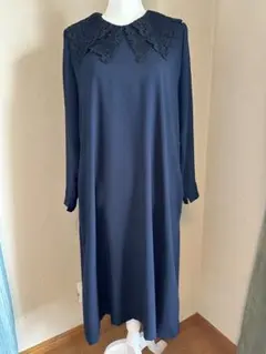 新品未使用 MEILparis製レース襟ワンピ フォーマル パーティ