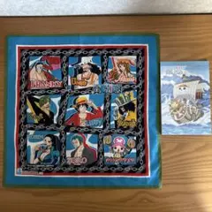 ONE PEACE ハンカチ　メモ帳　匿名配送　セット　ハンカチ　ワンピース