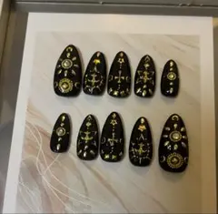 エスニックネイルチップ　 ワンカラーネイルチップ