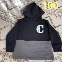 Champion フード付き　パーカー 黒