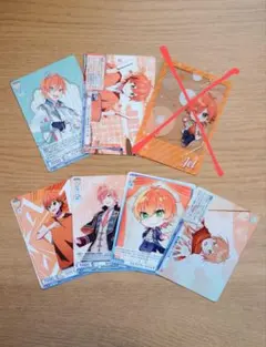 すとぷり ジェルくん ヴァイスシュヴァルツトレーディングカード6枚セット