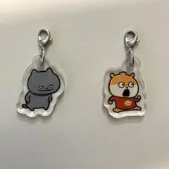にしむらゆうじ　こねずみ・わるめのねこ アクリルチャーム
