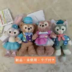 【新品・未使用品・タグ付き】ステップ　トゥ　シャイン　ダッフィーぬいぐるみバッジ