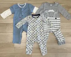 Baby GAP他 ロンパース 12-18m 80cm 3枚セット