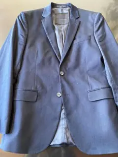 ZARA MAN BLACK TAGテーラードジャケットネイビーメンズMビジネス