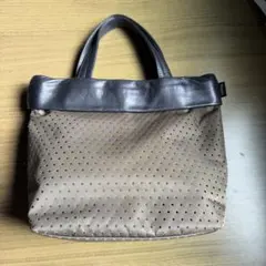 Y'SACCS イザック ドット柄 ハンドバッグ