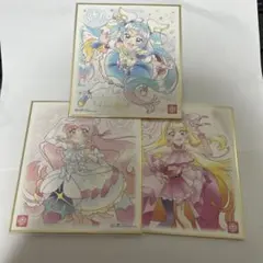 プリキュア 色紙ART7 キュアスカイ　キュアプリズム　キュアバタフライ