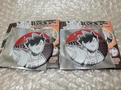 ハイキュー　黒尾　黒尾鉄朗　デコレクション缶バッジ ２弾 ２個セット