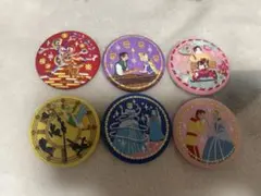 Disney刺繍缶バッジ　6個セット