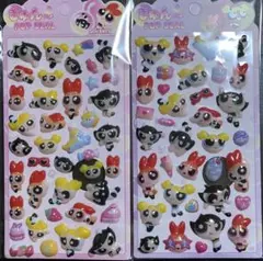 パワーパフガールズ シール 立体 2シートセット