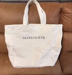 MARKS&WEB コットンキャンバスショッピングバッグ