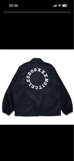 NEVER AFTER DARK COACH JACKET M black - メルカリ