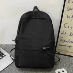 リュック ブラック 大容量 多収納 防水 撥水 男女兼用 シンプル カジュアル