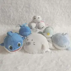 海の生き物　ぬいぐるみマスコット