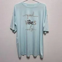 ワンピース ライトブルー M