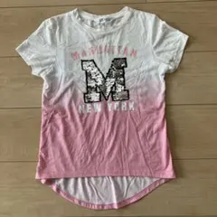 H&M スパンコールTシャツ　120㎝