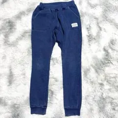 エコパーク⭐︎裏ボアデニム風スウェットパンツ 140 ストレッチ 裏起毛 厚手