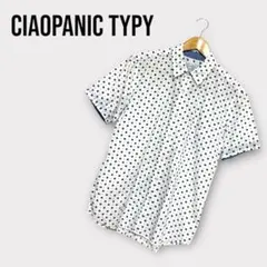 一点物　チャオパニック ティピー ＊ シャツ　半袖　シャツ　総柄　コットン　M