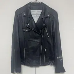 シープレザー　ダブルライダースジャケット レザージャケット