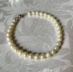 本パールブレスレット☆金具14k刻印有り