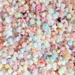 【100個】アソート　薔薇　新花型　ネイルパーツ　まとめ売り　デコパーツ　量産