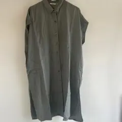 UNIQLO グレー シャツワンピース Mサイズ