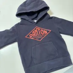 DANTON ダントン パーカー トレーナー 裏起毛 ネイビーキッズ 100