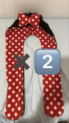 ディズニー　ミニー　マフラーキャップ　パルパルーザ