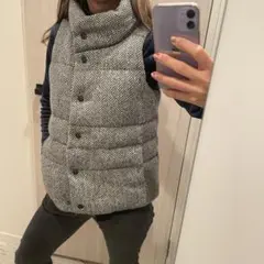 GAP あったかウールグレーダウンベスト XXS