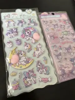 ユニコーン お尻シール クロミ ボンボンシール 2枚セット